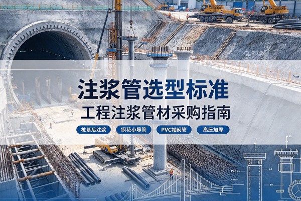 巴宜注浆管选型标准