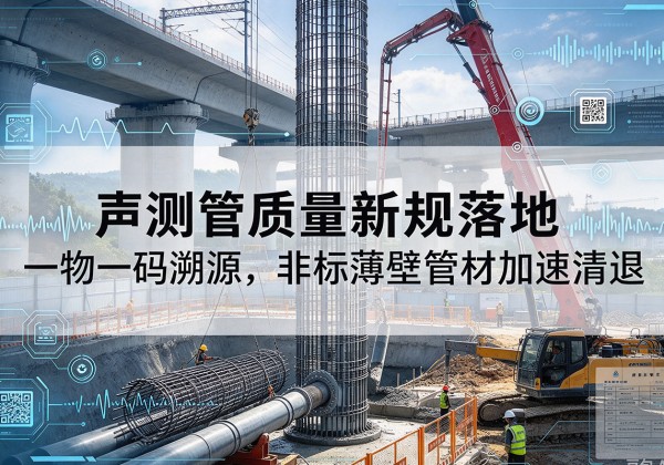 巴宜声测管质量新规落地，一物一码溯源，非标薄壁管材加速清退